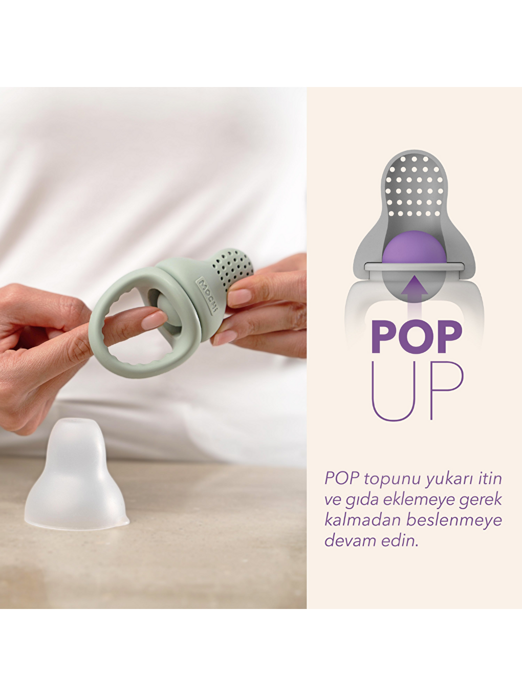 Pop Up Gıda Emziği Mint-2