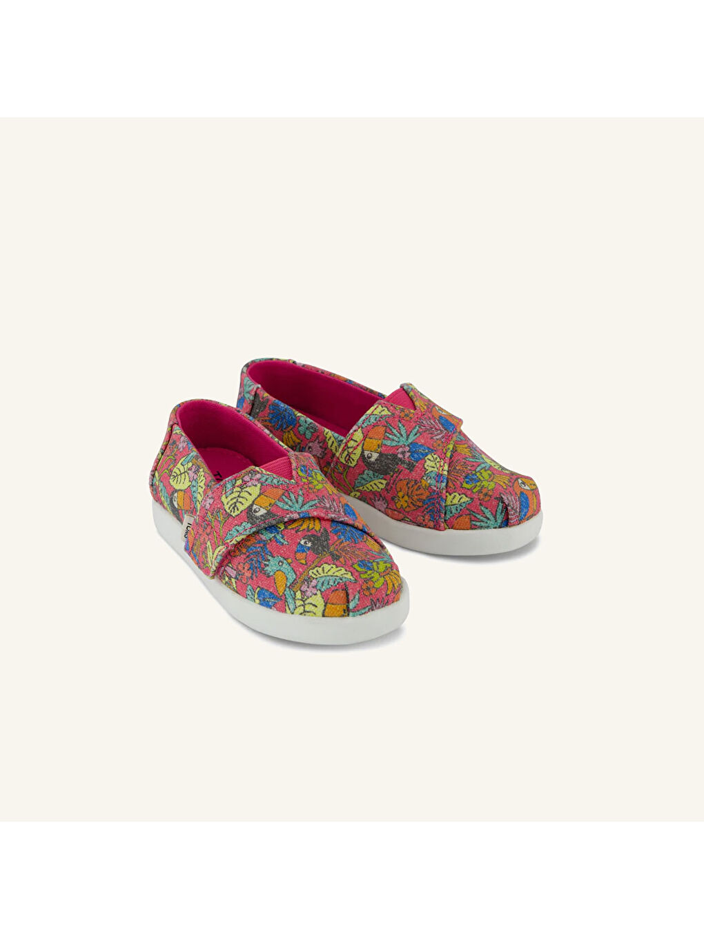 Karışık Kız Çocuk Espadril 10022120 ALPARGATA Fuchsia Birds of Paradise Print-1