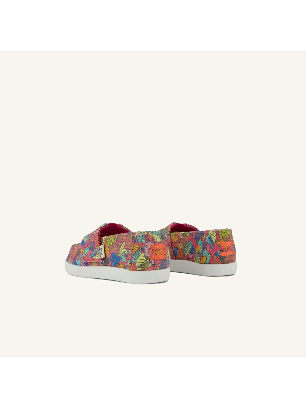 Karışık Kız Çocuk Espadril 10022120 ALPARGATA Fuchsia Birds of Paradise Print-2