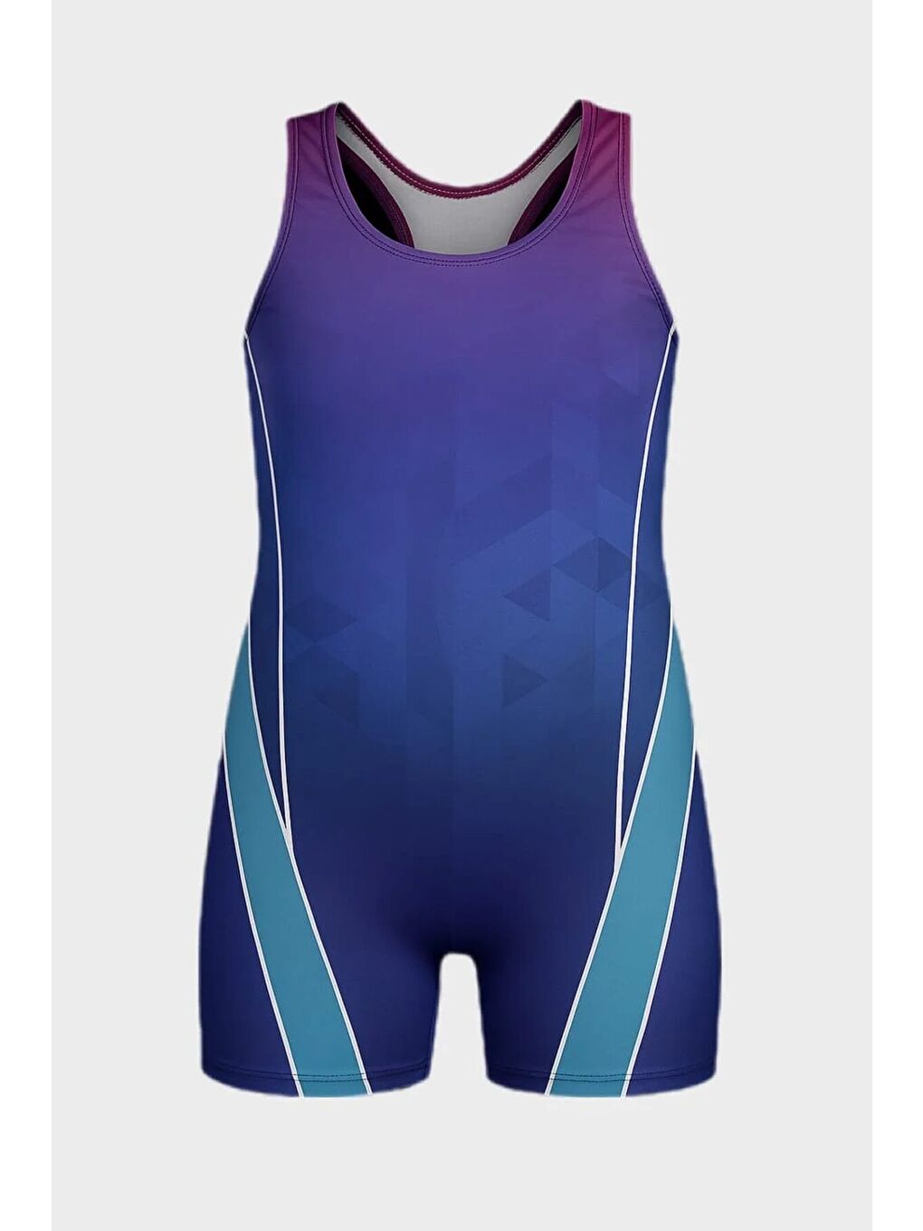 Pembe Yüzücü Şortlu Kız Çocuk Mayo 12684