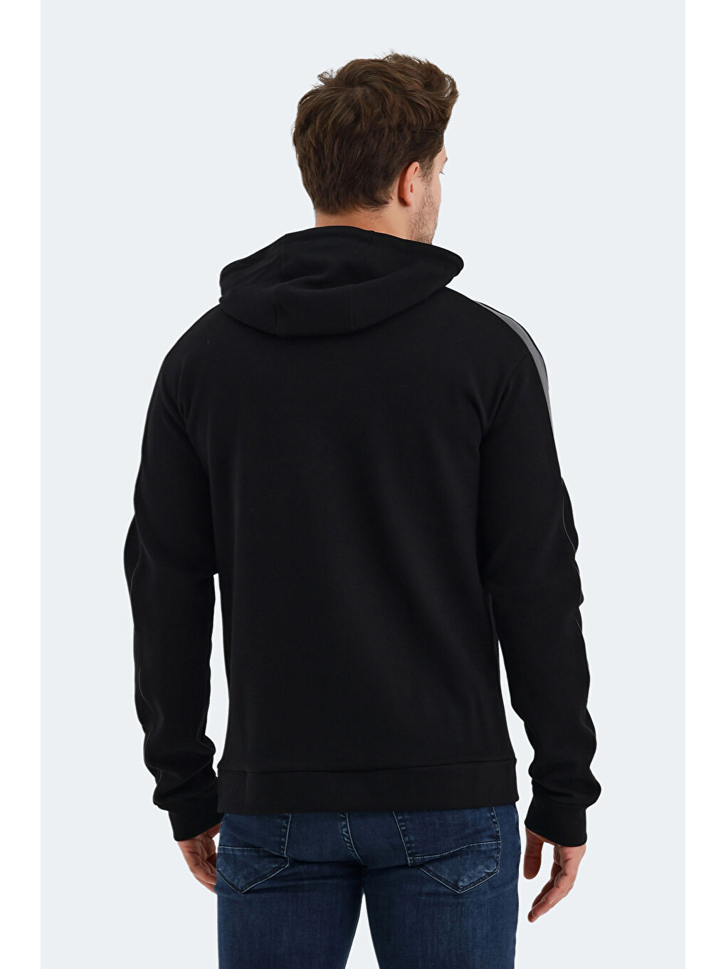 SLAZENGER VALERYA Erkek Sweatshirt Siyah - 1