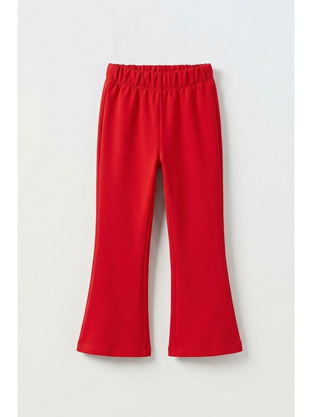 Kırmızı Kız Çocuk %100 Pamuk 23 Nisan Temalı Pantolon  (3-4 Yaş 8-9 Yaş)-3