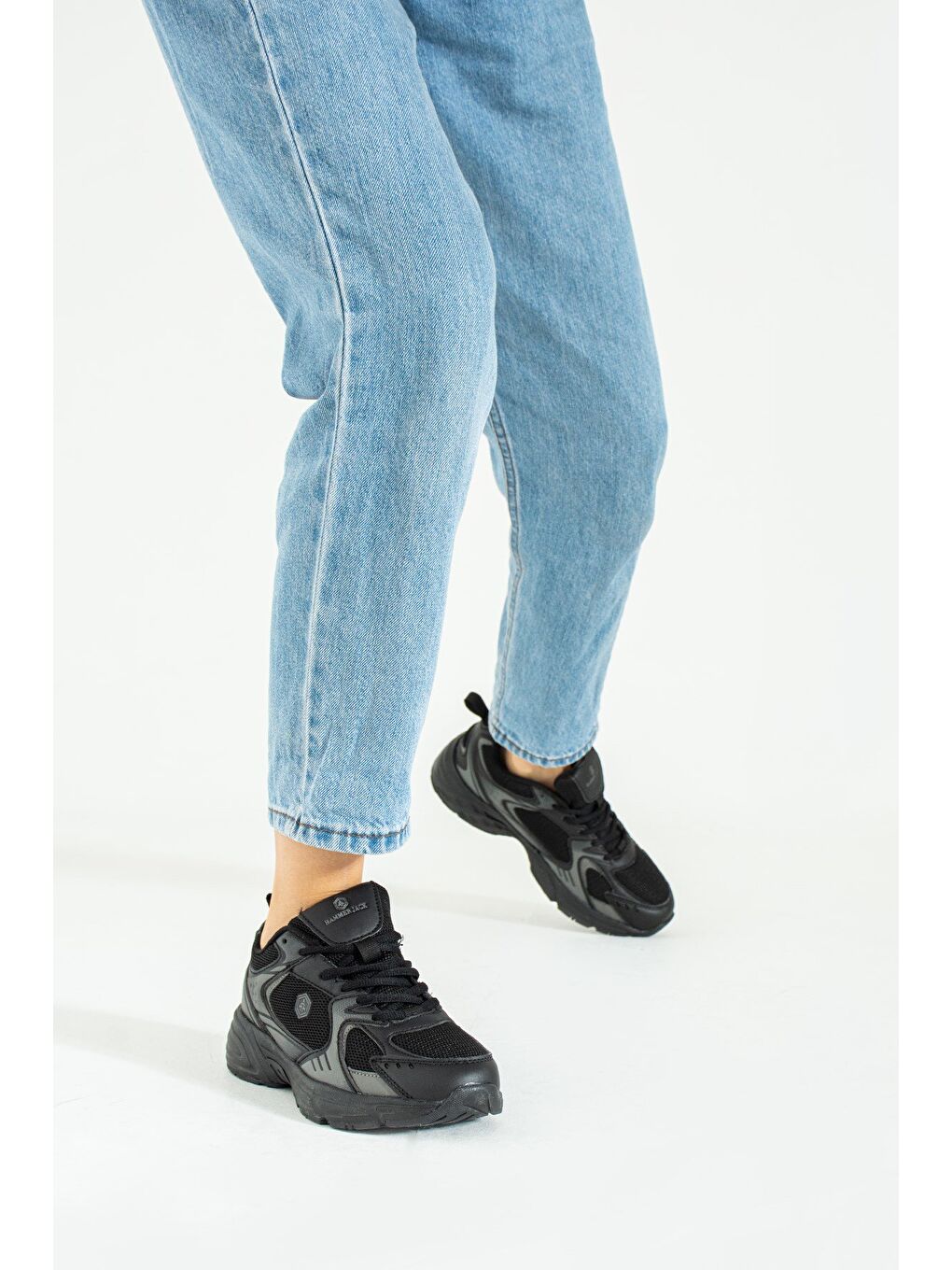 Songa Siyah Kadın Spor Ayakkabı-1