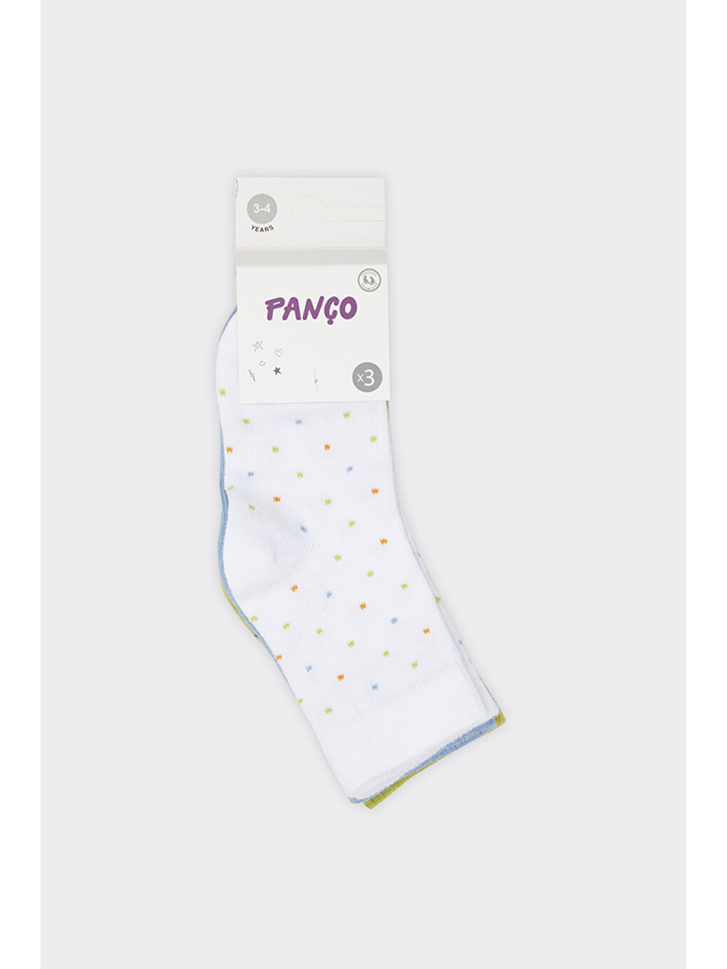 Karışık Erkek Çocuk Puantiyeli Soket Çorap-1