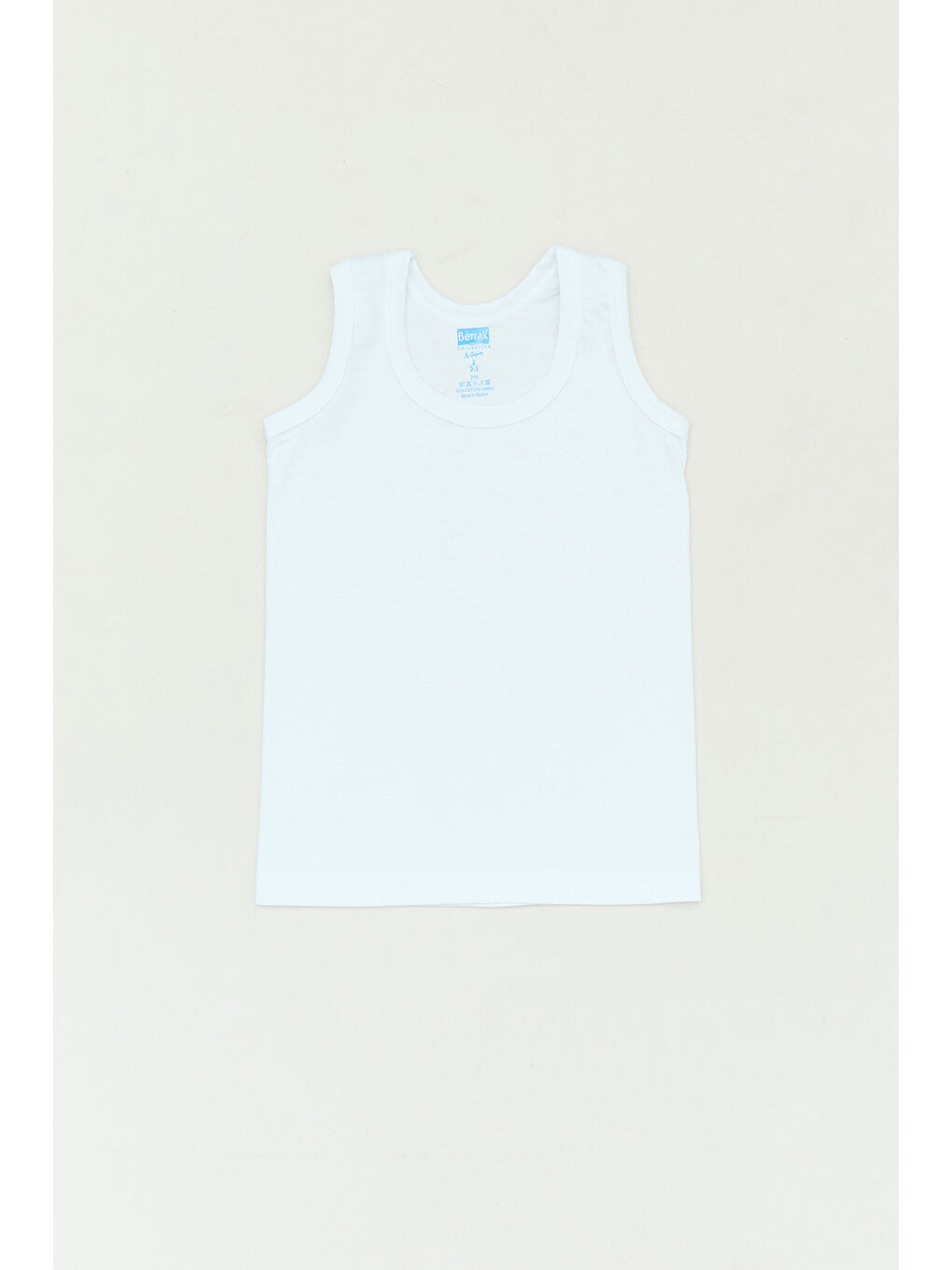 Beyaz Askılı Erkek Çocuk Atlet