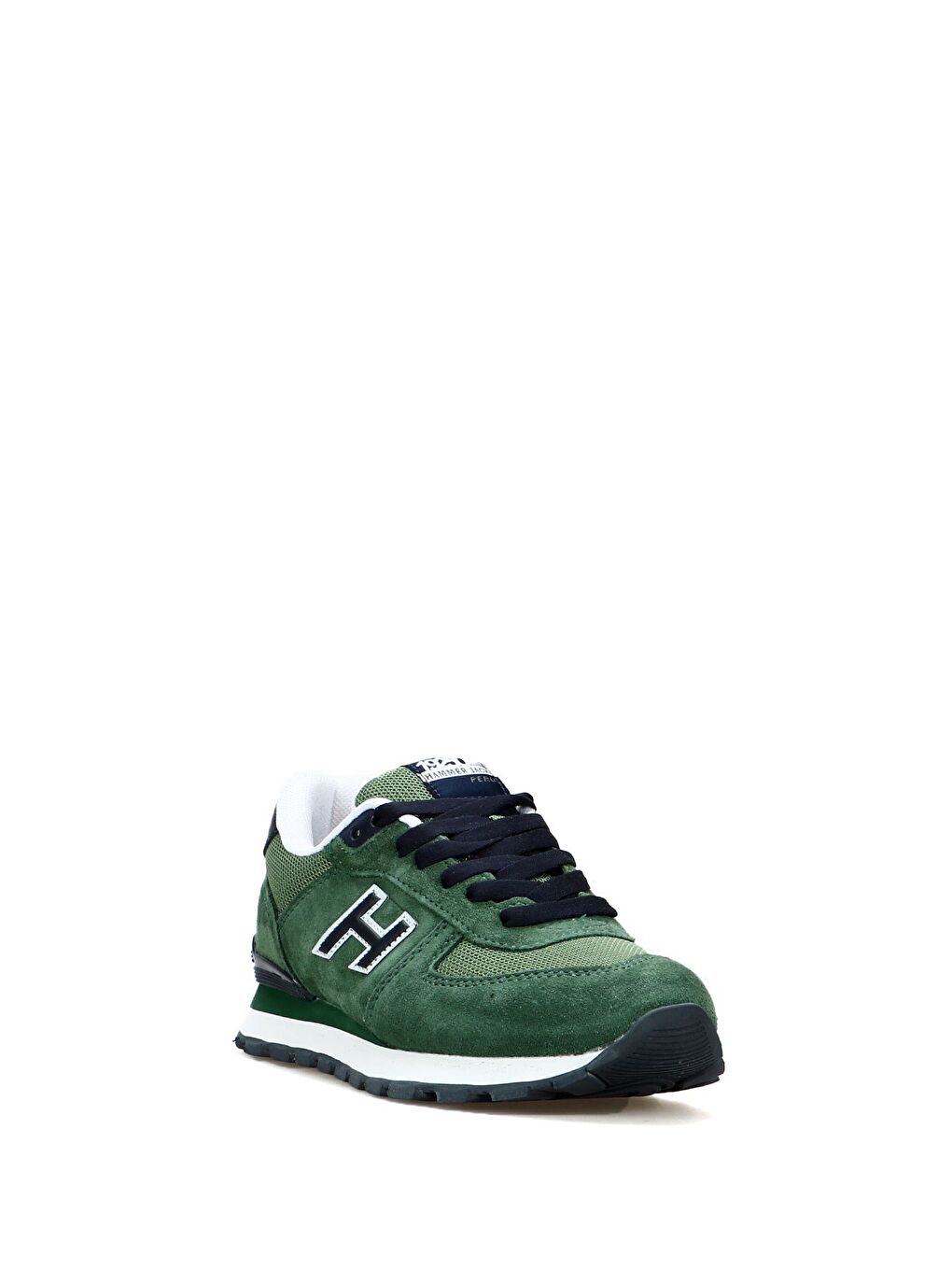 Peru Hakiki Deri Yeşil Kadın Spor Ayakkabı-2