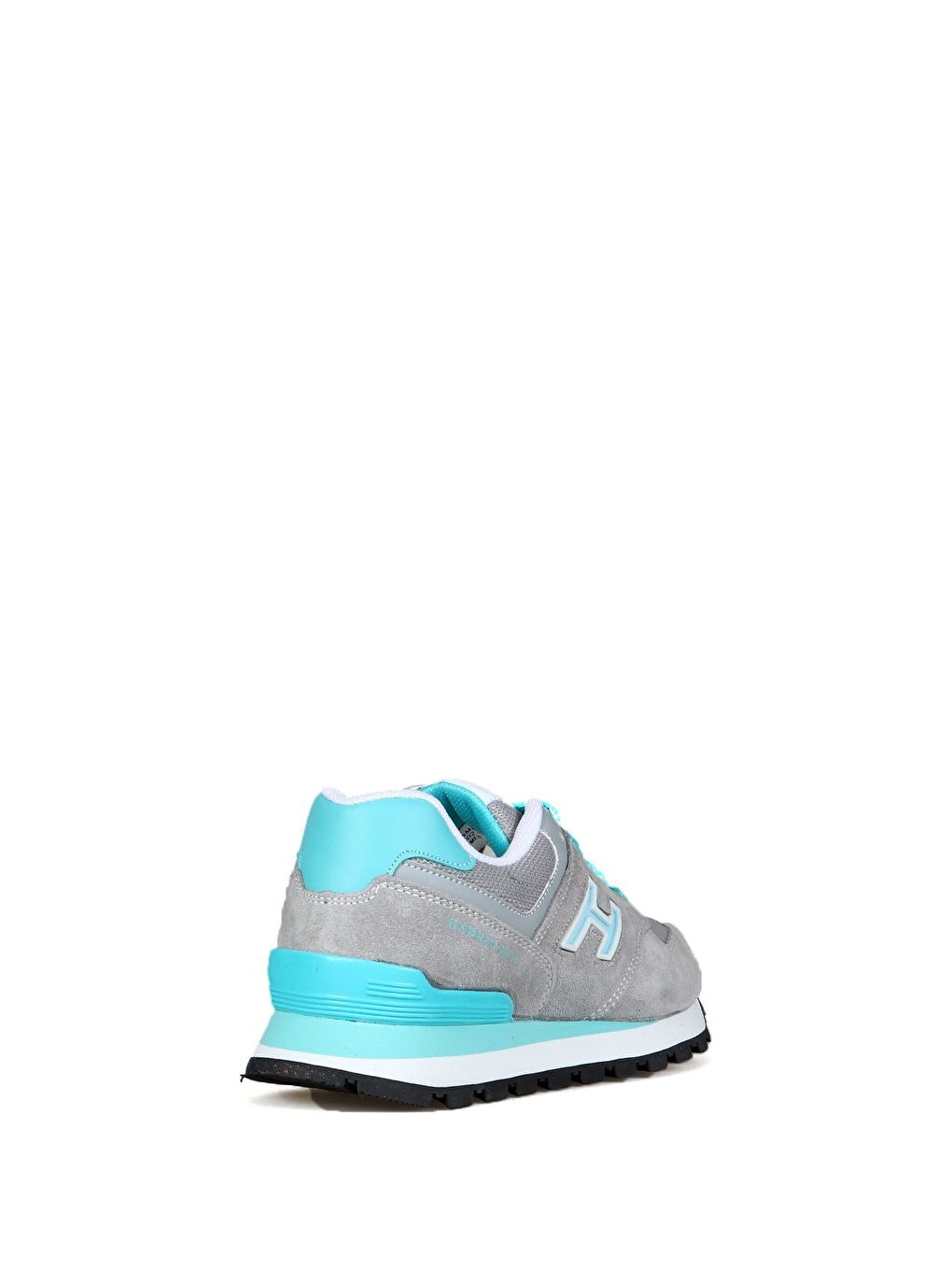 Chile Hakiki Deri Gri - Turkuaz Kadın Spor Ayakkabı-2