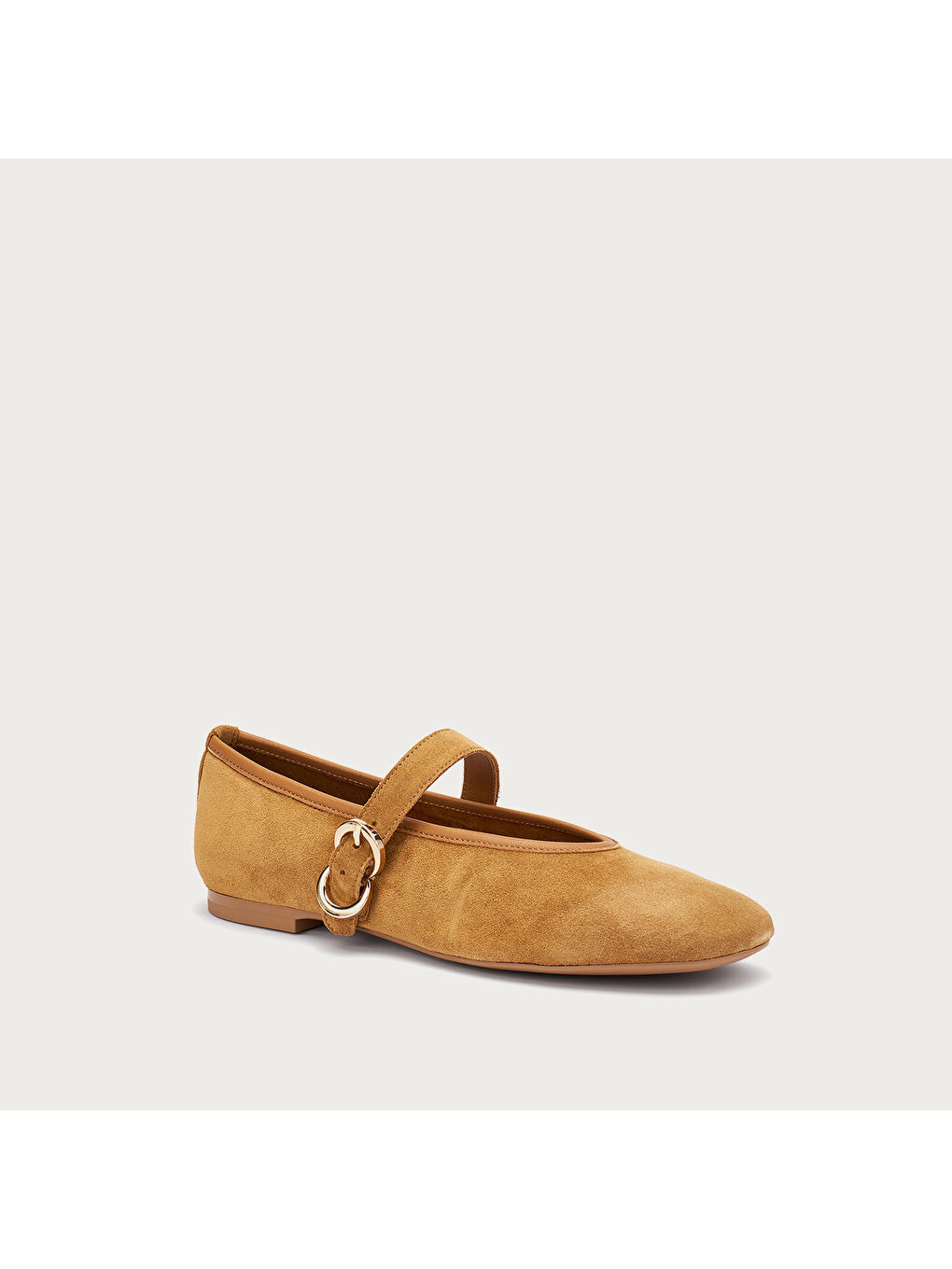 Sarı Kadın Babet 69B3 SUEDE BALLET FLATS-1