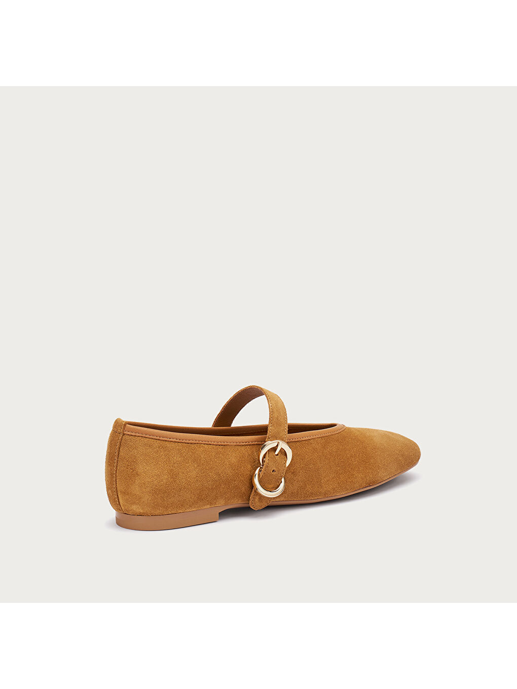 Sarı Kadın Babet 69B3 SUEDE BALLET FLATS-2