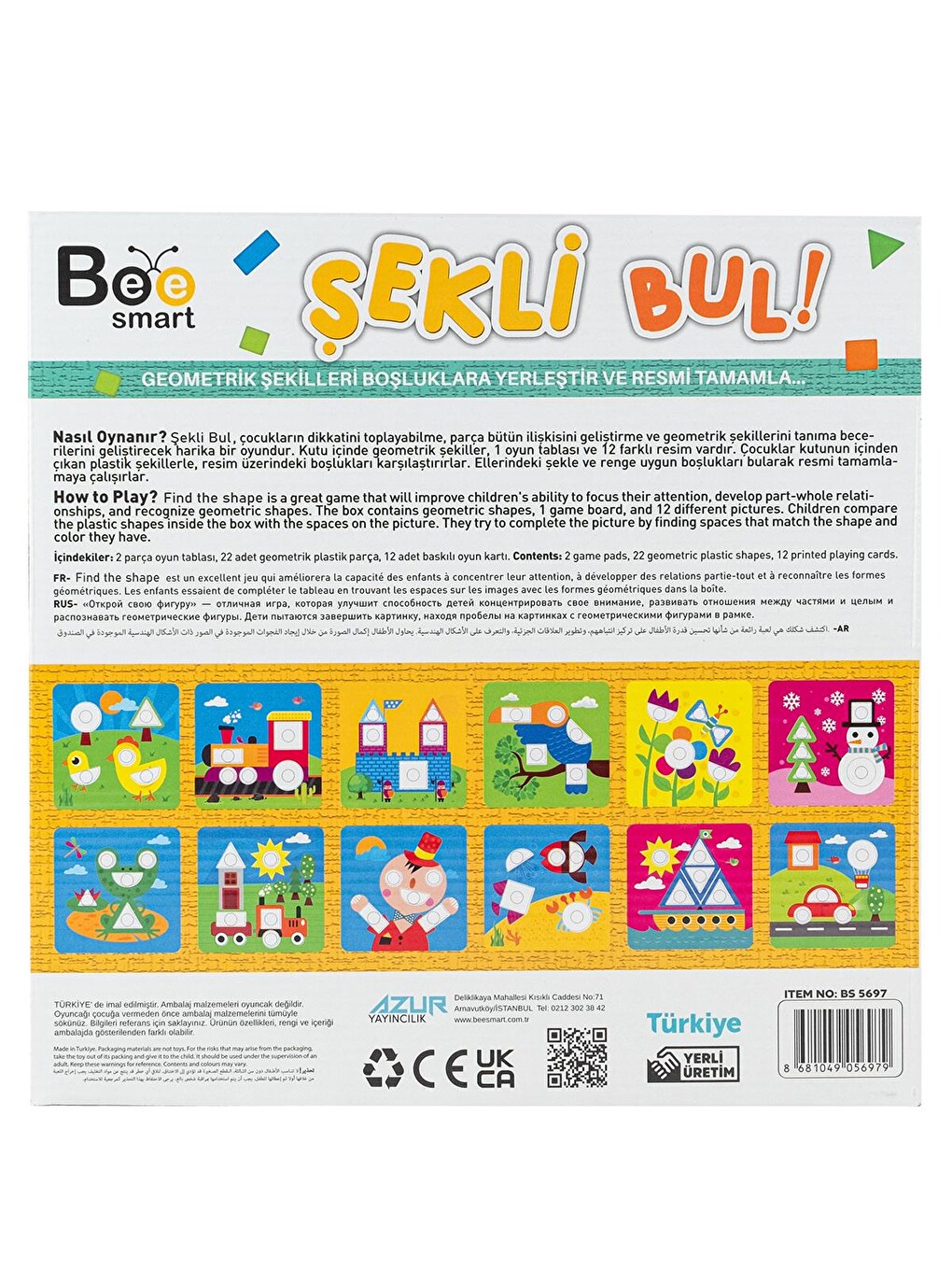 Şekli Bul Oyun Seti - Standart-1