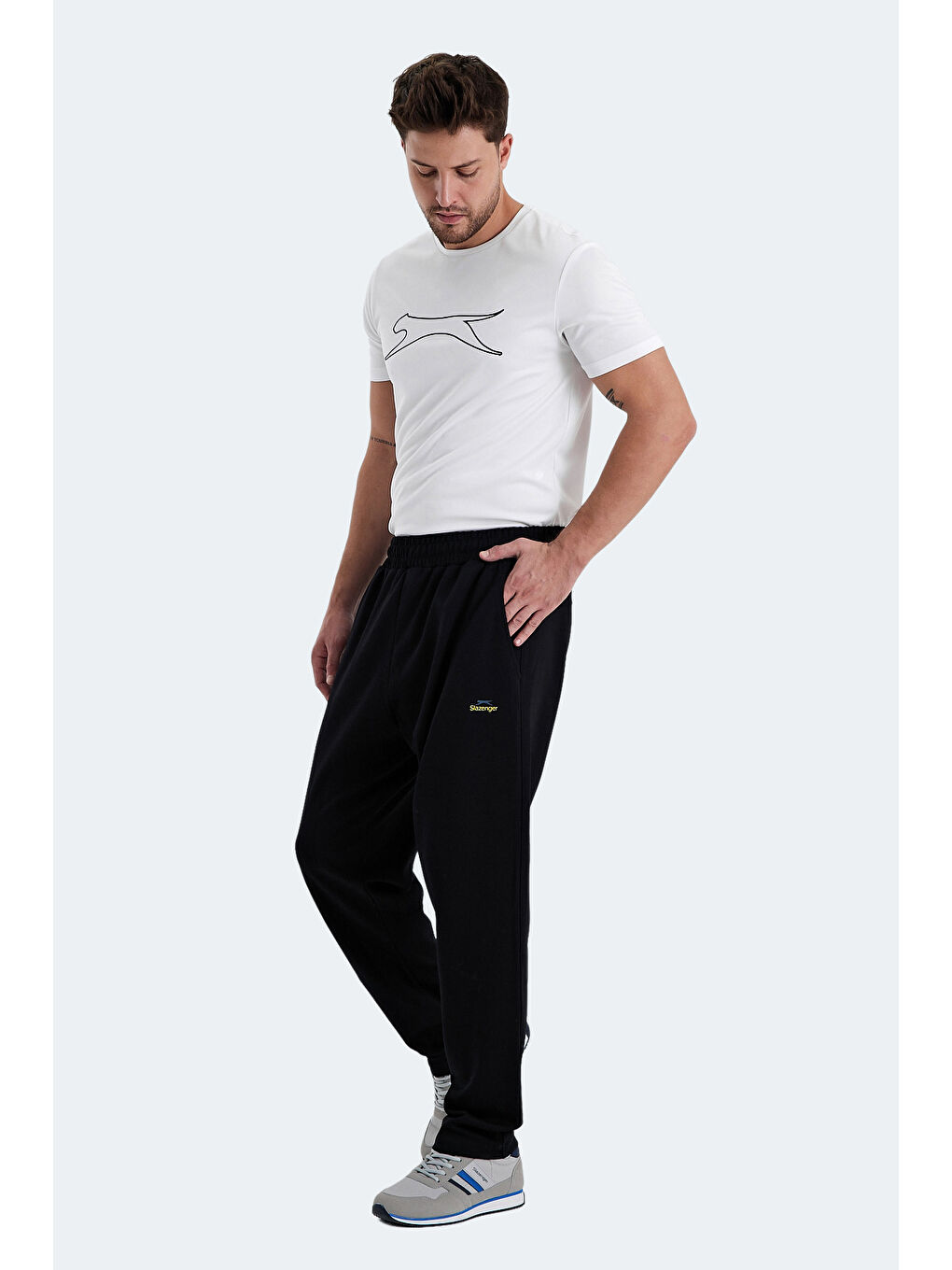 SLAZENGER VARIATION Erkek Eşofman Altı Siyah - 3