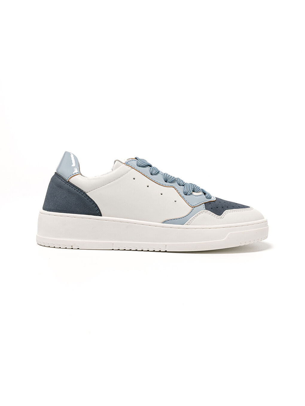 Beyaz Kadın Sneaker 115580CO LONDON 5580CO Jeans Bianco