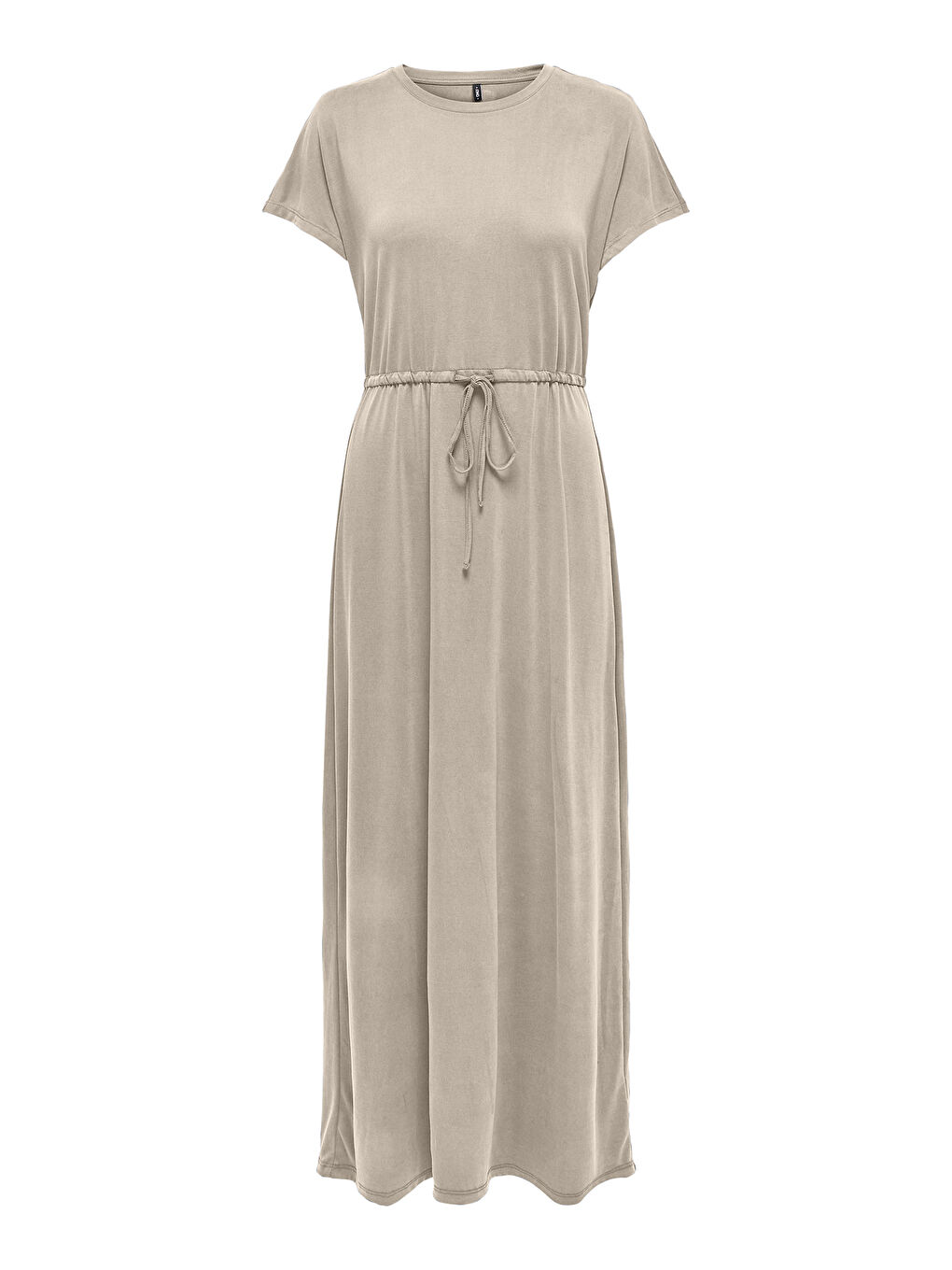 Bej Onlhannah Regular Fit Bisiklet Yaka Bağlama Detaylı Elbise 15348761