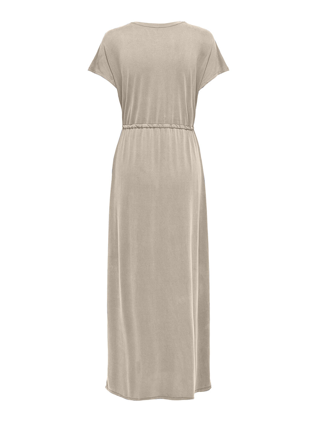 Bej Onlhannah Regular Fit Bisiklet Yaka Bağlama Detaylı Elbise 15348761-1