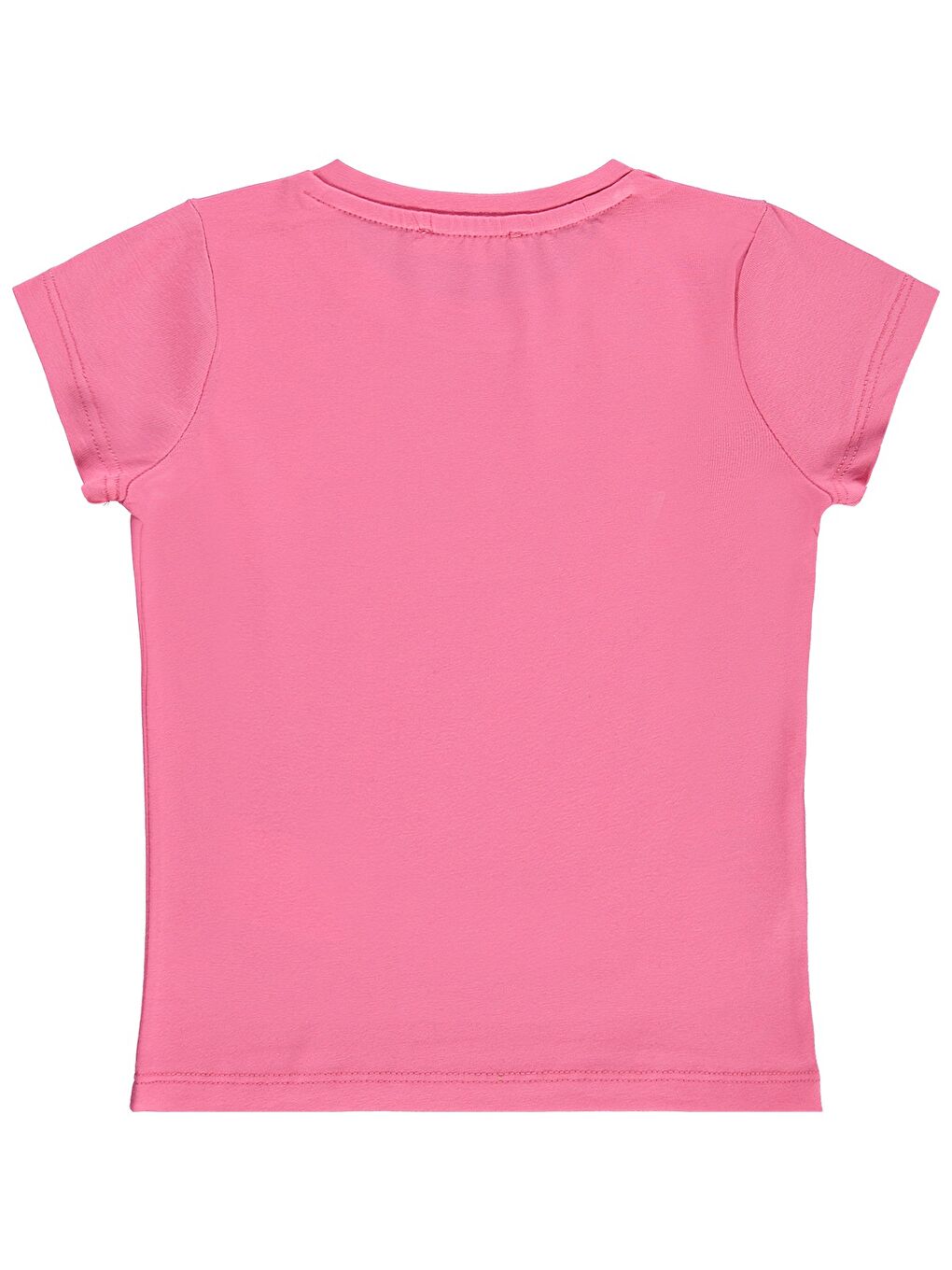 Girls Tropical Baskılı 2-5 Yaş Tişört - Pembe-1