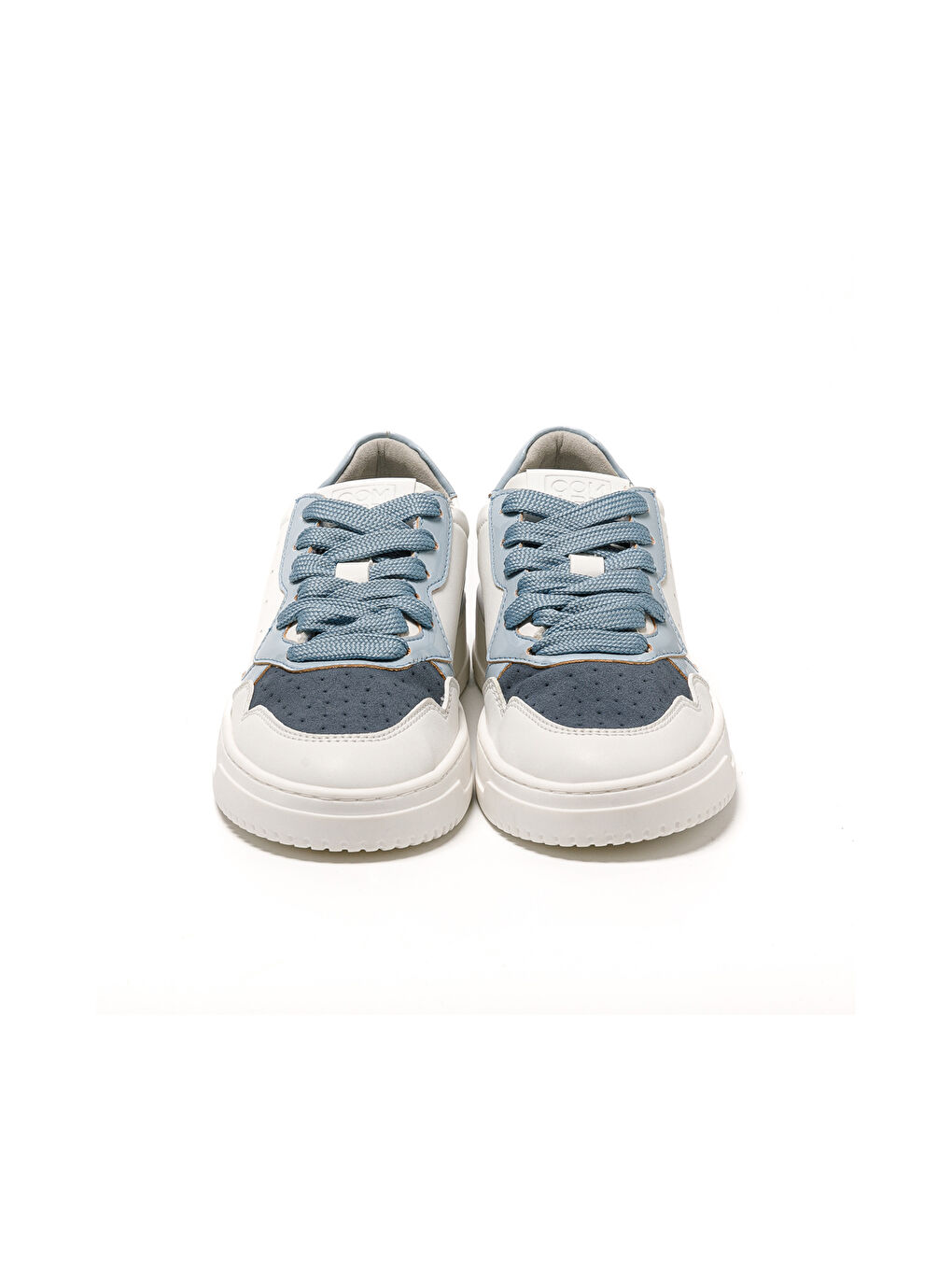 Beyaz Kadın Sneaker 115580CO LONDON 5580CO Jeans Bianco-2
