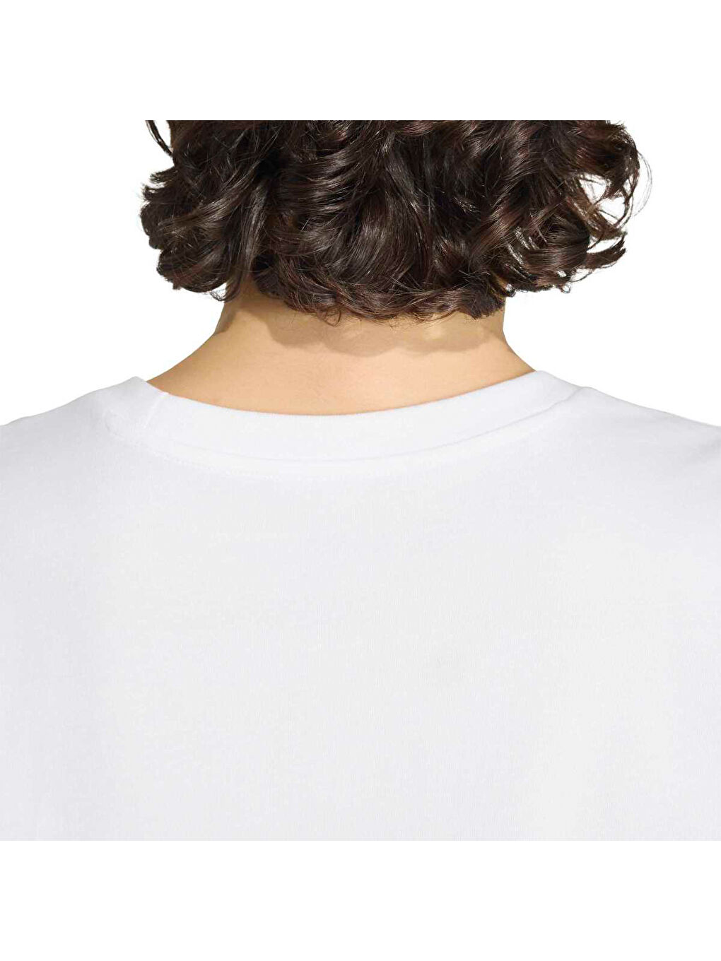 Cafe Script Erkek Beyaz Yuvarlak Yaka Tişört-2