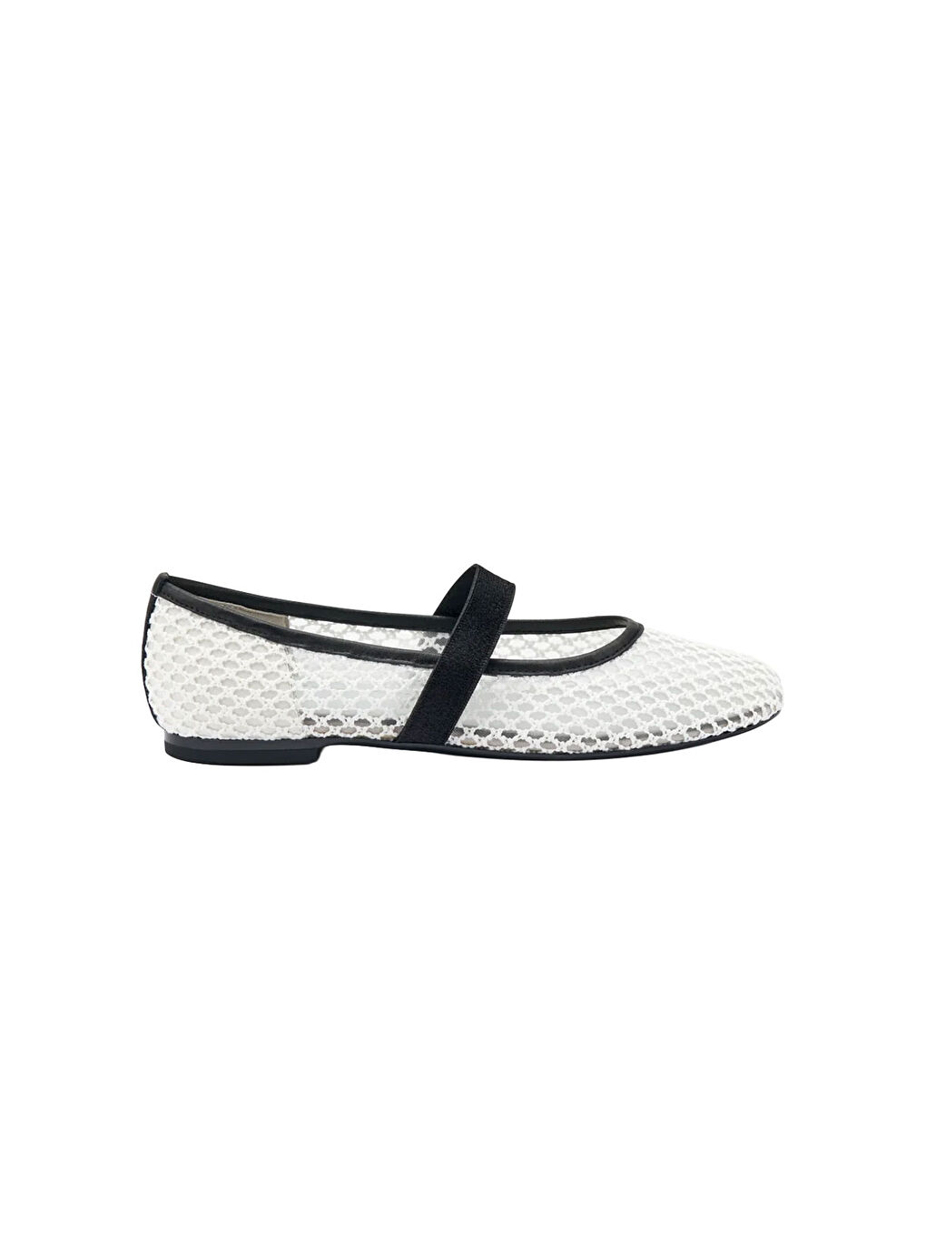Beyaz Kadın Babet 69X5 ZANZA MESH BALLET FLATS