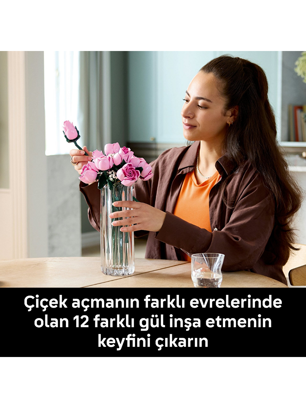 Botanicals Pembe Gül Buketi 10374-5