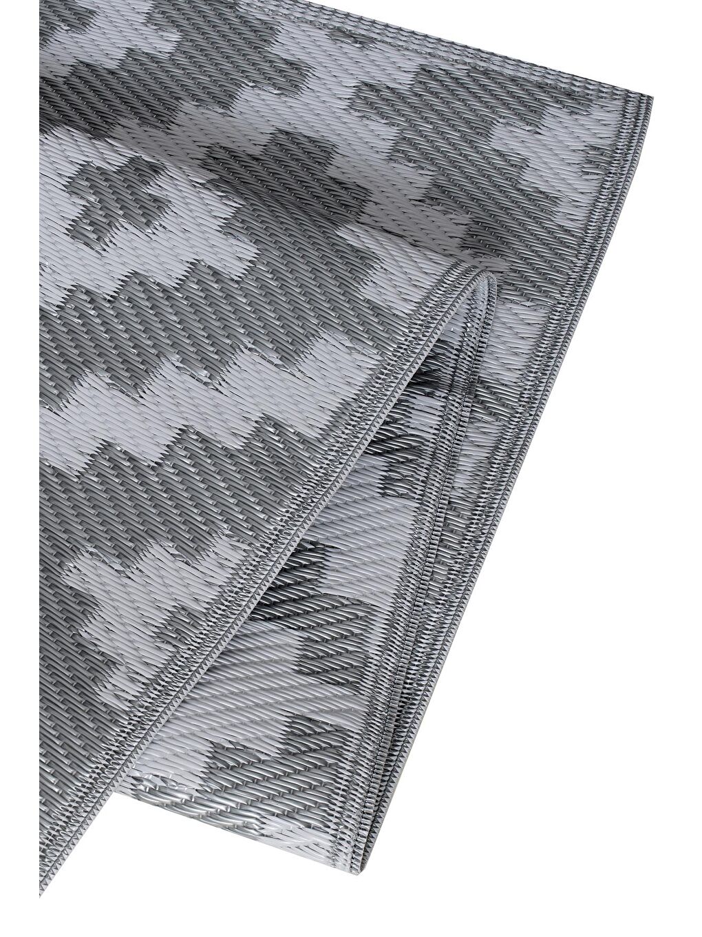 Gri Savana 8805 Plaj Kamp Piknik Bahçe Halısı Balkon Teras Hasır Mat Savan Halı-180x270-3