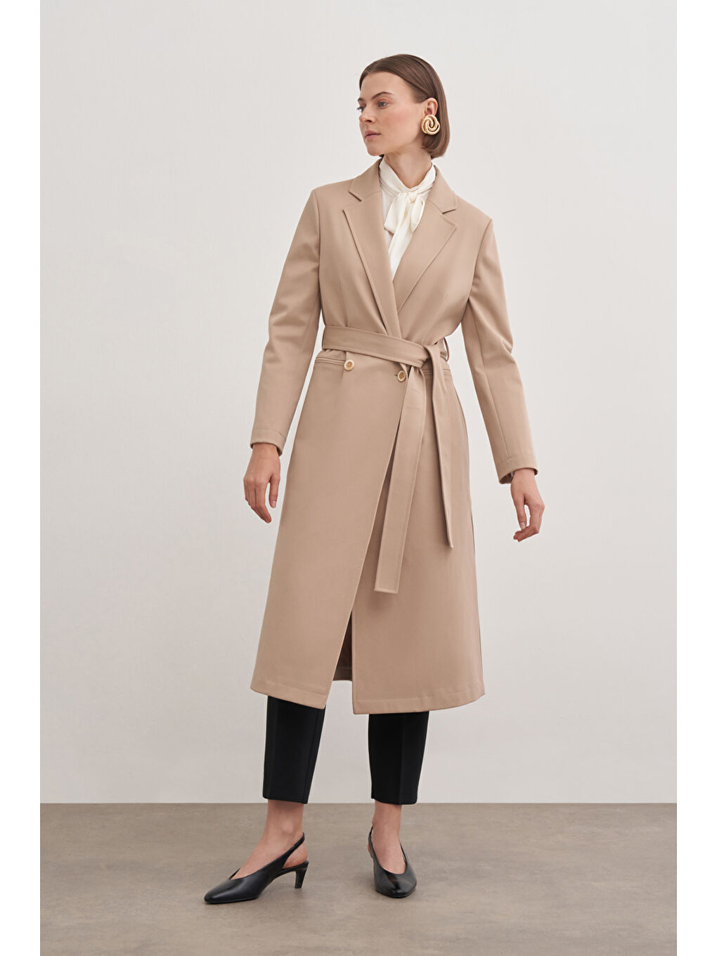 Kahverengi 18175111 Kruvaze Kap-1