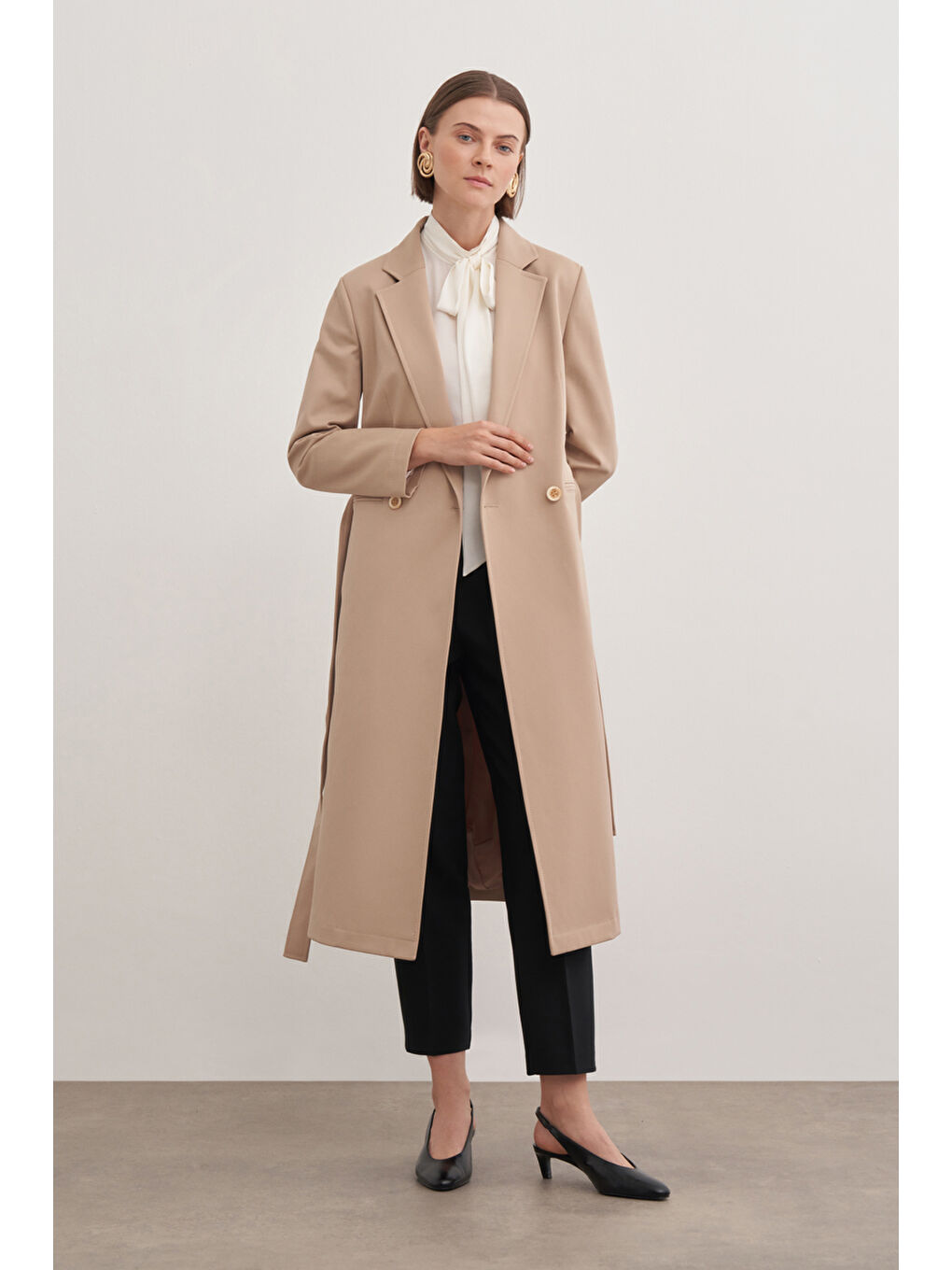 Kahverengi 18175111 Kruvaze Kap-2