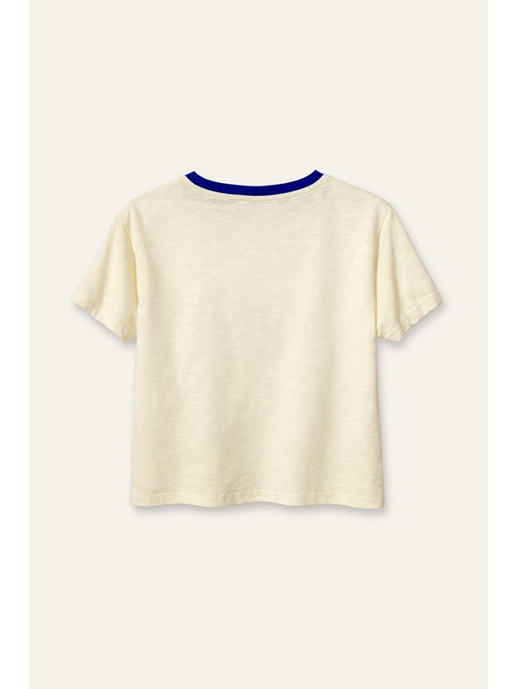 Ekru Erkek Çocuk Baskılı T-Shirt  - Krem-2