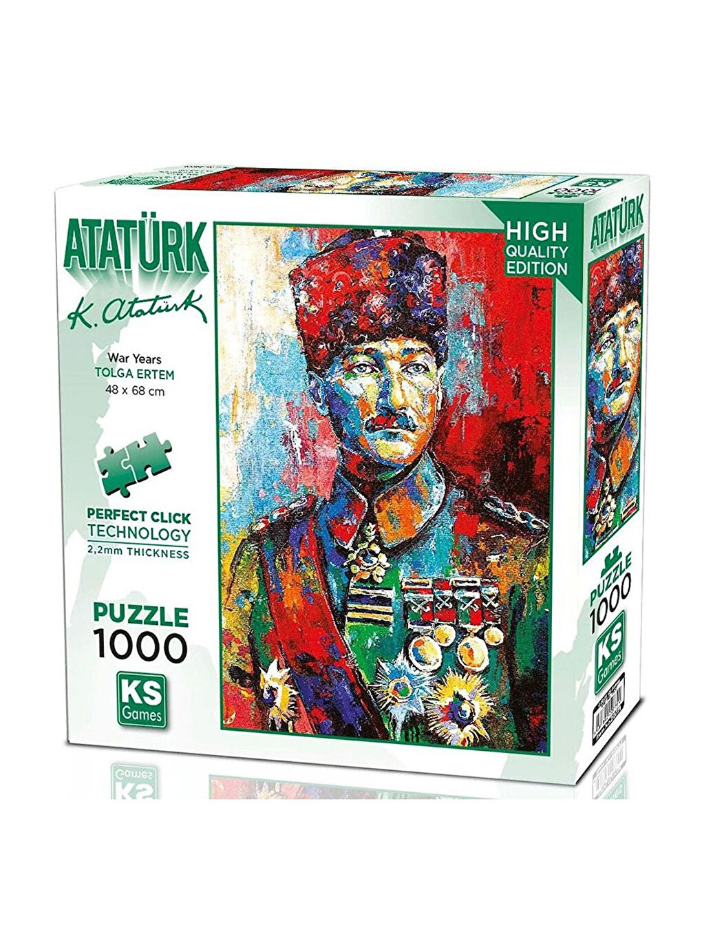 KS GAMES Renksiz Puzzle 1000 Parça Savaş Yılları 20771