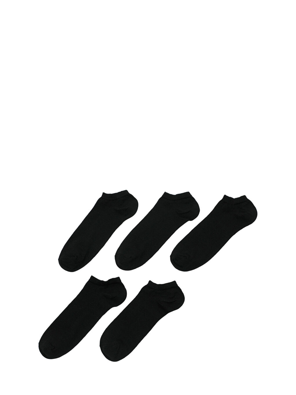 BASIC 5LI PTK-M 6FX Siyah Erkek 5'li Patik Çorap