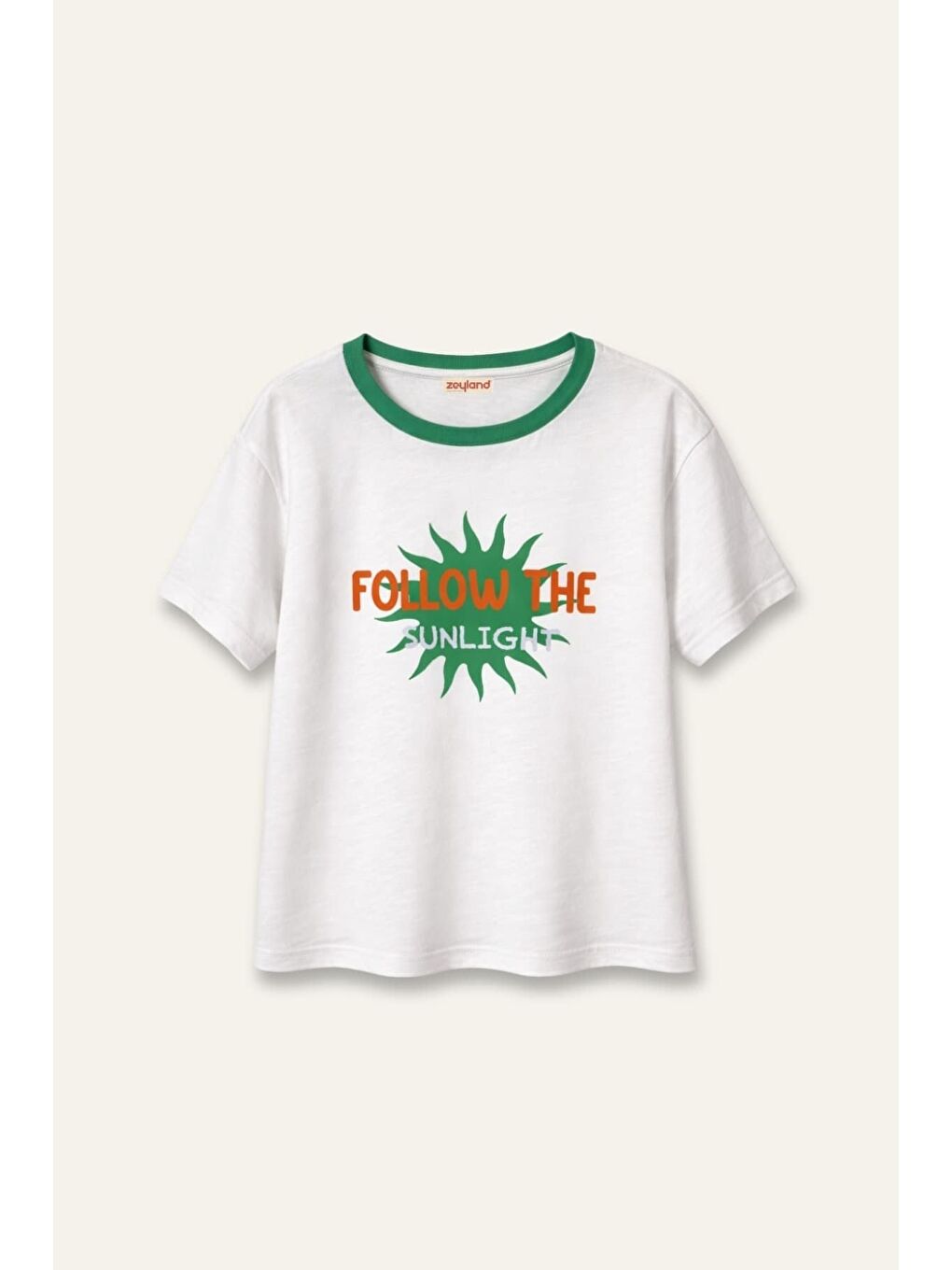 Erkek Çocuk Baskılı T-Shirt  - Beyaz-1