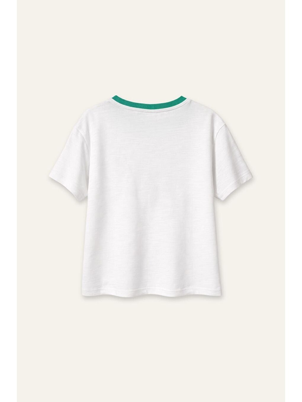 Erkek Çocuk Baskılı T-Shirt  - Beyaz-2