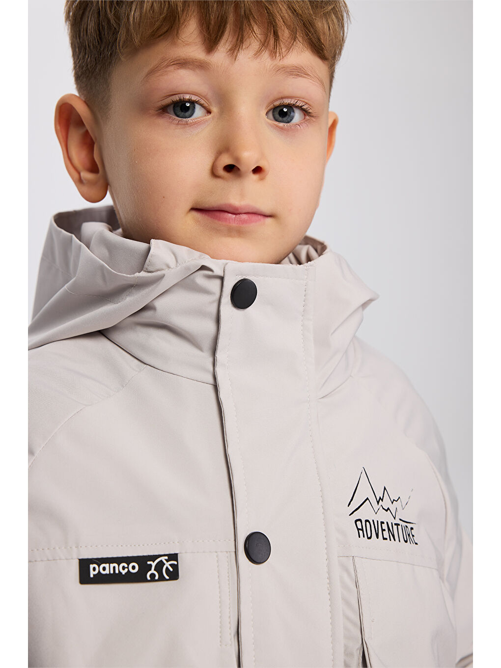 Erkek Çocuk 2 Parçalı Gri Mont-3