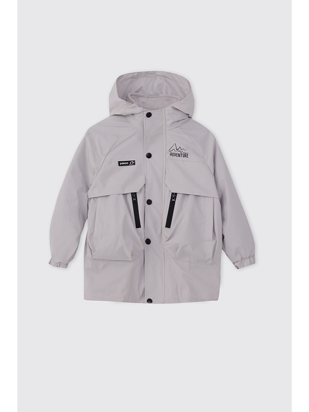 Erkek Çocuk 2 Parçalı Gri Mont-5