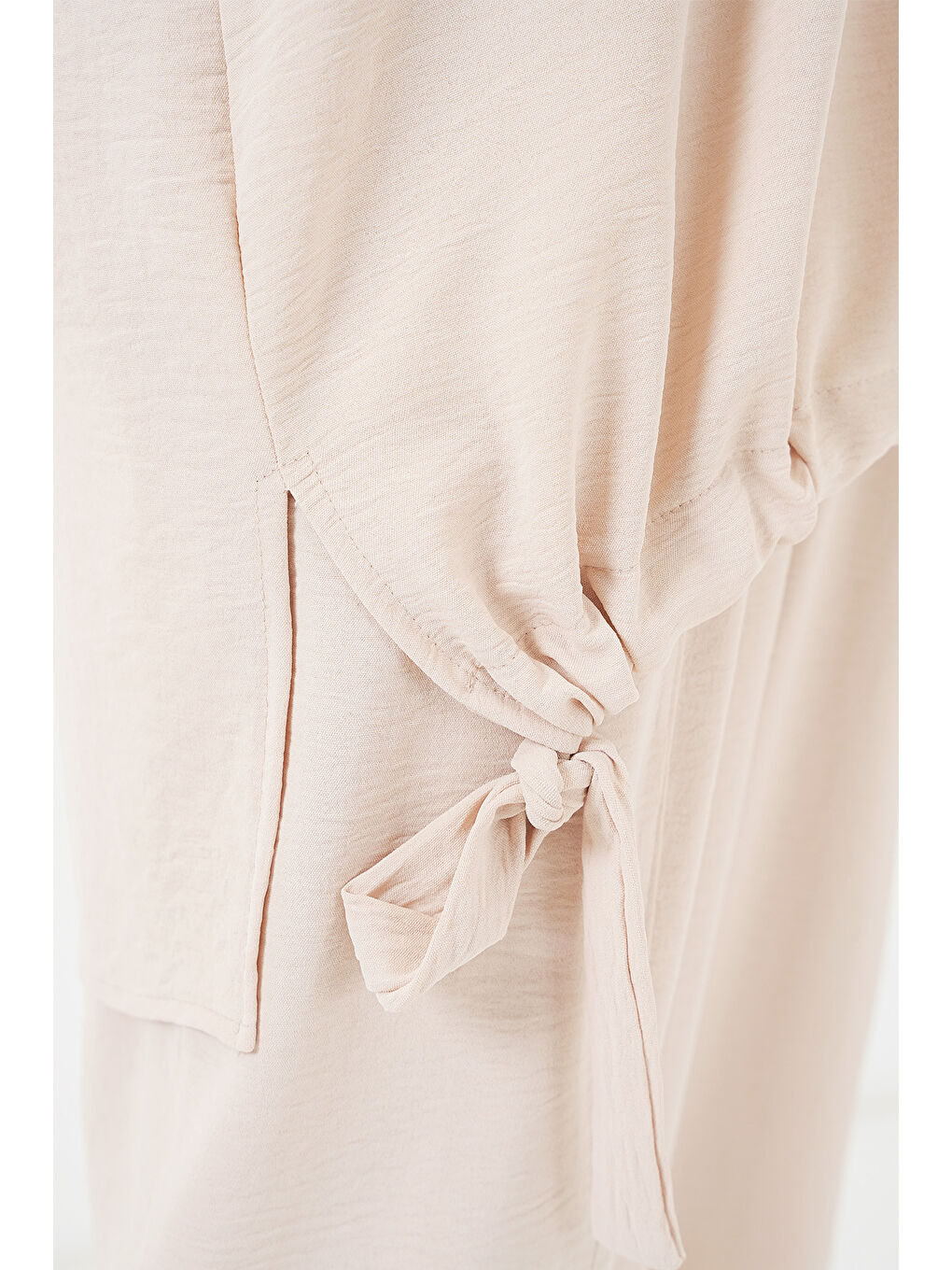 Ekru 6682 Tunik Pantolon İkili Takım - Krem-4