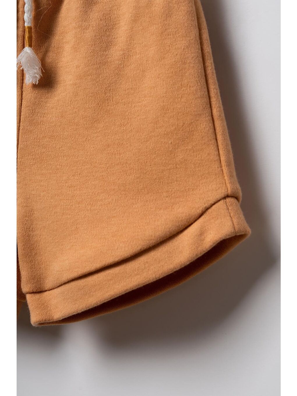 Ekru Bebek Kısa Kollu Tişört ve Pantolon Takımı, %100 Pamuk, Bebek ve Yenidoğan Serisi - CSY3058-5