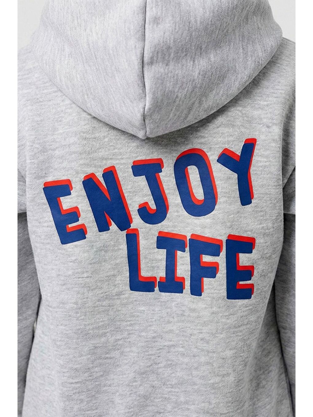 Gri Erkek Çocuk %100 Pamuk Baskılı Sweatshirt (4-5 Yaş)-3