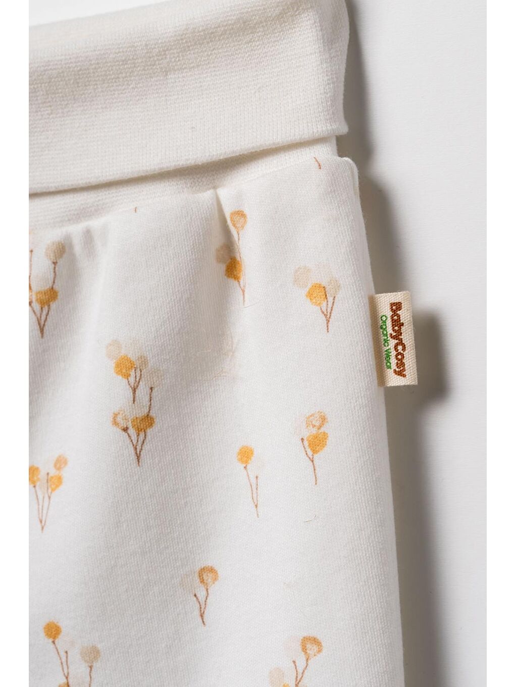 Ekru Bebek 2li Patikli Pantalon %100 Organik Pamuk , Bebek - Yenidoğan- csy3055-3