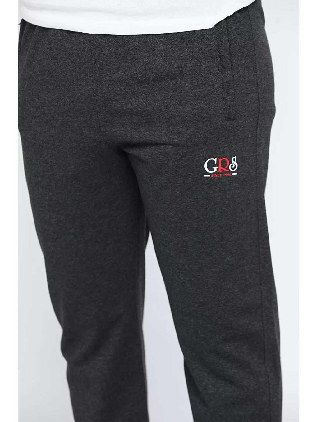 Antrasit Erkek Baskılı Eşofman Altı-3