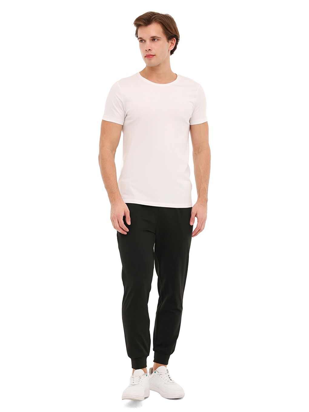 MB PES JG 22SN224 6FX Siyah Erkek Eşofman Altı-2