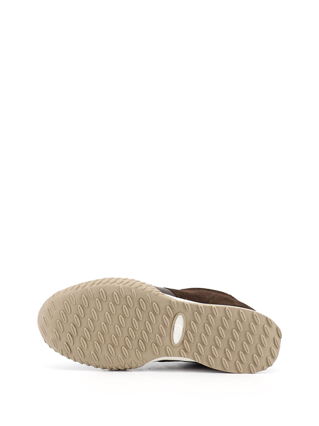 Kahverengi Kadın KOYU KAHVE Lastik Bağcıklı Hakiki Deri Sneaker-4