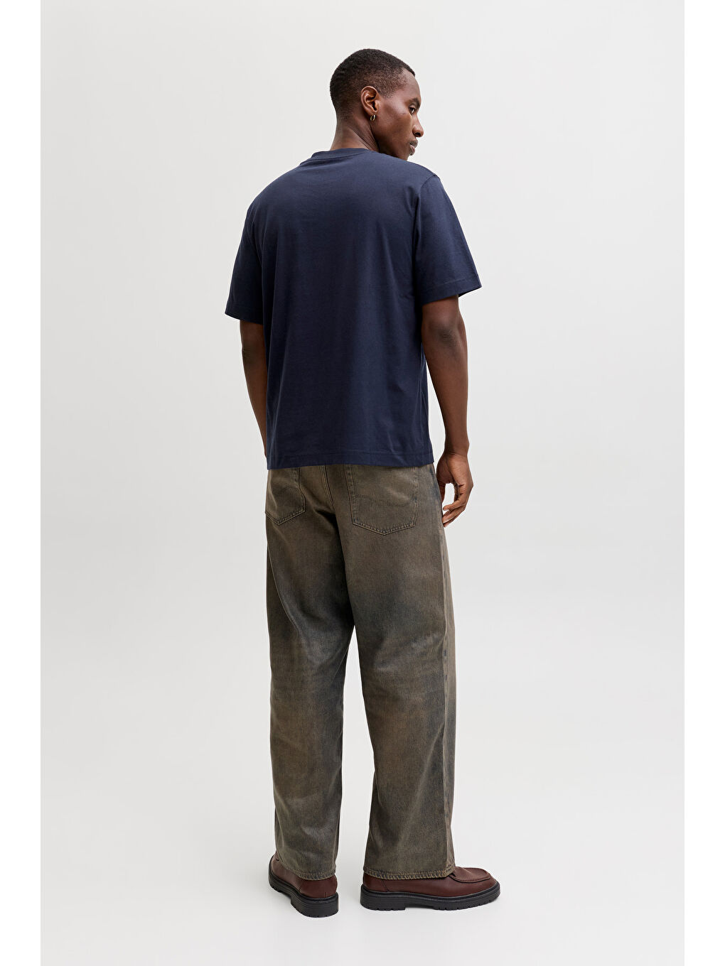 Lacivert Originals Jornorrebro % 100 Pamuk Regular Fit Bisiklet Yaka T Shirt 12282892-2