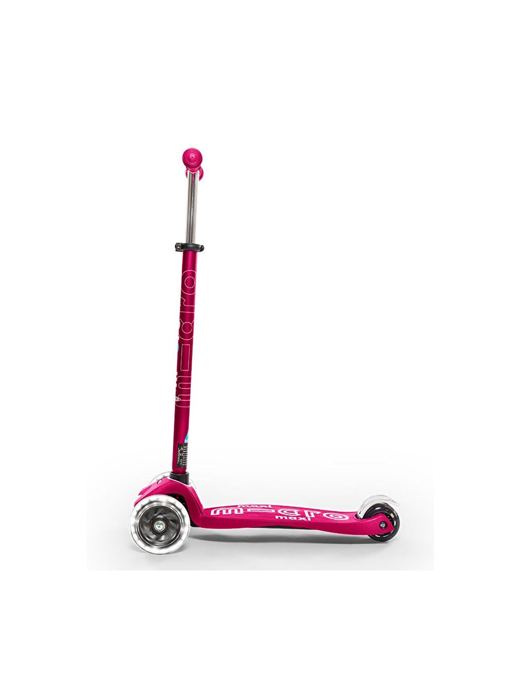 Micro Pembe Mini Deluxe LED 3 Tekerlekli Scooter Pink - 1