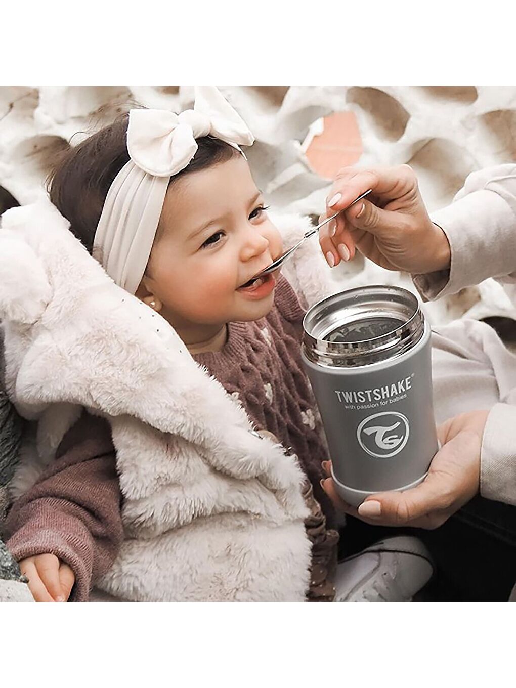 Mama Termosu Gri 350 ml-1