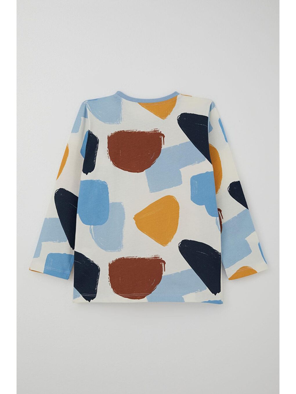 Erkek Çocuk Pijama Takımı Renk Fırtınası Beli Paçası Lastikli Ekru (4-8 Yaş)-3