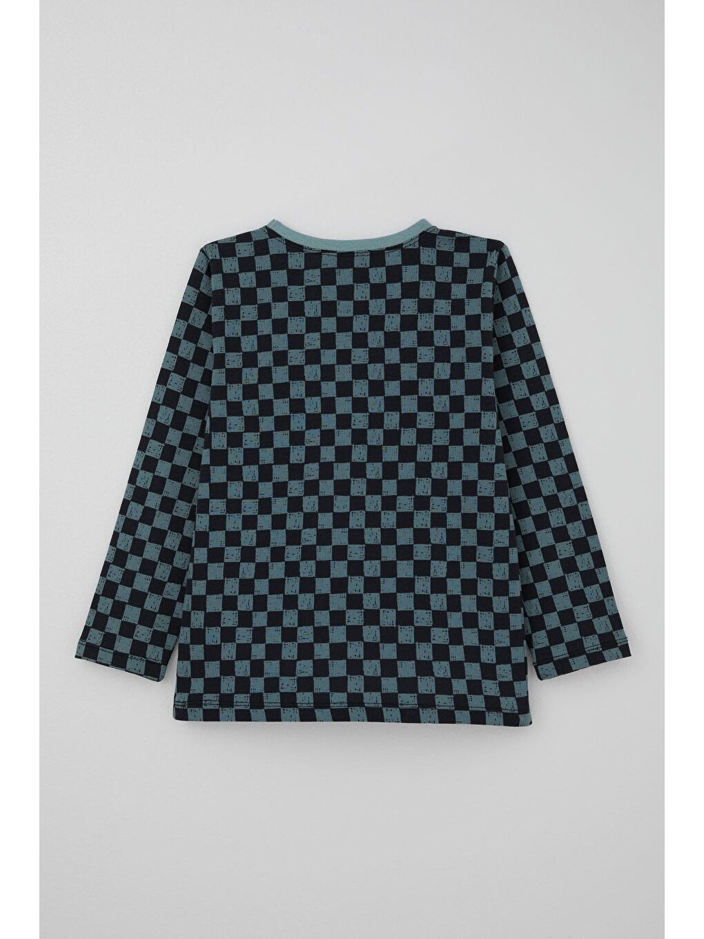 Erkek Çocuk Pijama Takımı Ekose Desenli Karışık Renk (4-8 Yaş)-4