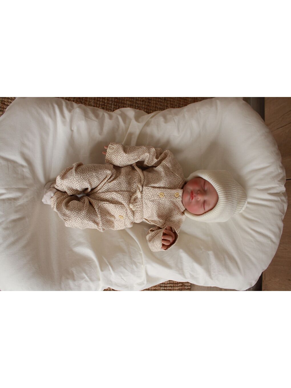 Bej Taş Unisex Cepli Omuz Patlı Alt Üst Takım-8