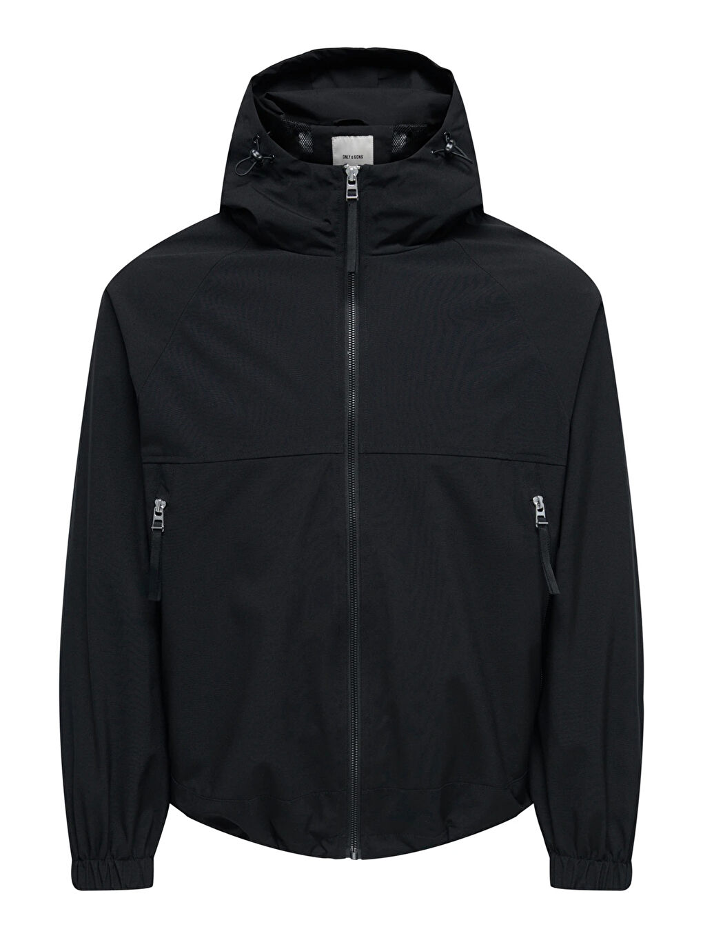 Siyah Onssean Regular Fit Kapüşon Yaka Mont 22036737