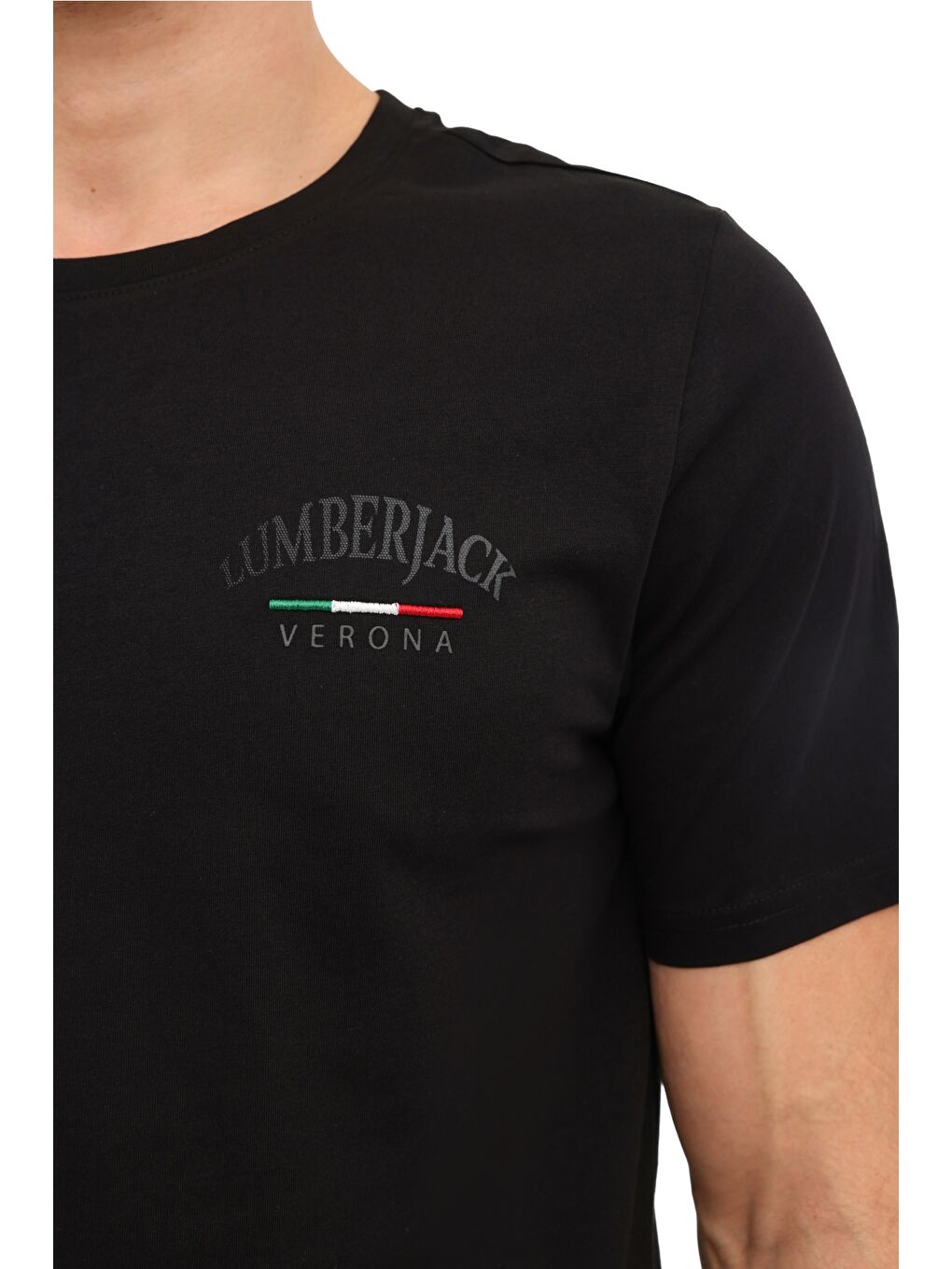 ML EZIO 11ITL1088 6FX Siyah Erkek Kısa Kol T-Shirt-3