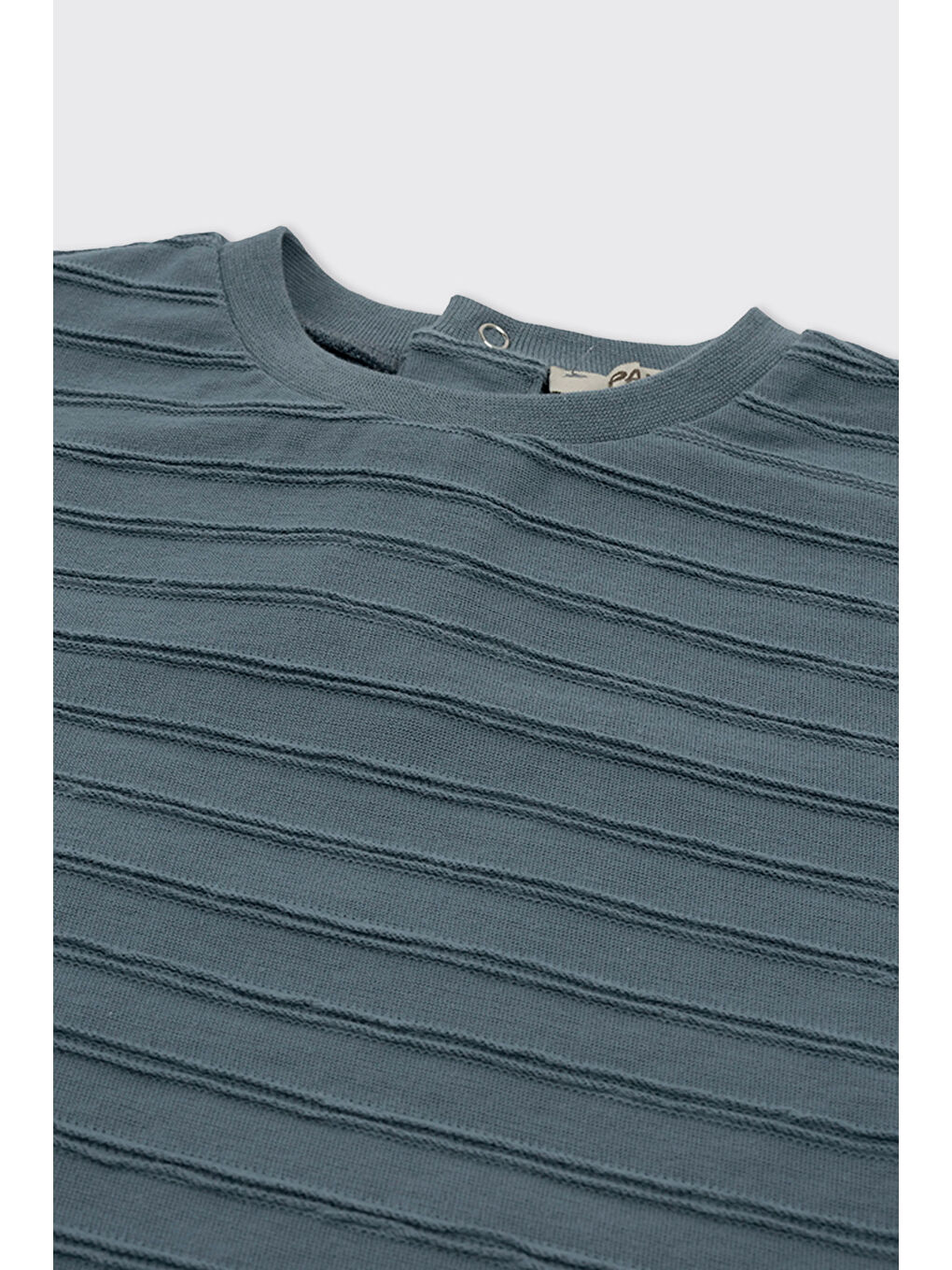 Erkek Bebek Kısa Kollu  İndigo Tişört-2