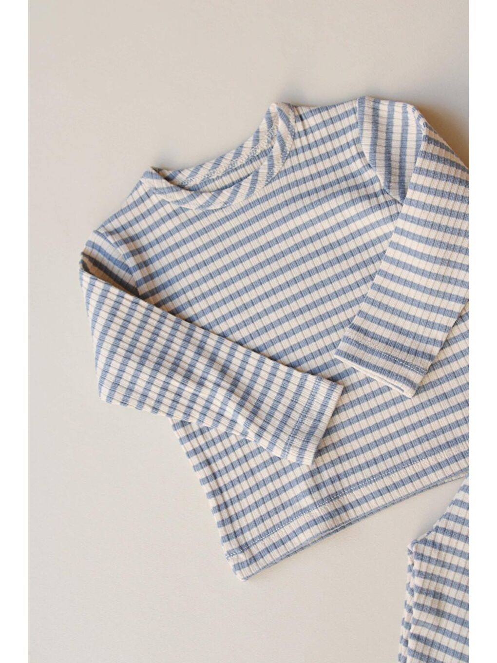 İndigo Çizgili Alt Üst Takım-7